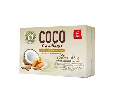 Cavallaro jabon coco almendra caja 100 gr
