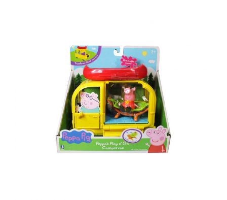 Jazwares peppa pig paly n go campervan