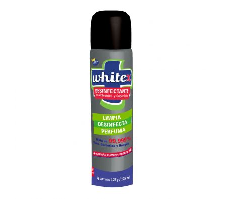 WHITEX DESINFECTANTE AEROSOL FR. X 175 ML
