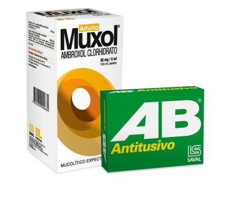 AB ANTITUS. X 12 COMP. + MUXOL 30 MG. JBE. PACK X 1 UNID.