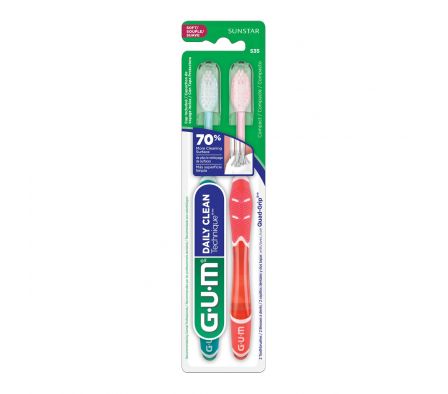 GUM CEPILLO DAILY CLEAN TECNIQUE x 2 UNIDADES