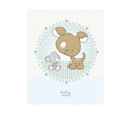 BABY MINK COBERTOR AZUL CHICO LIGH SUPREME 7707