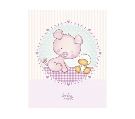 BABY MINK COBERTOR  ROSA LIGH SUPREME 7707