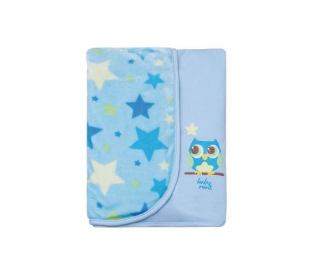 BABY MINK COBERTOR AZUL DOBLE CONFORT 5016