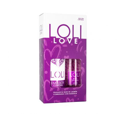 LOLI LOVE BODY SPLASH 110ML + EMULSION 230GR