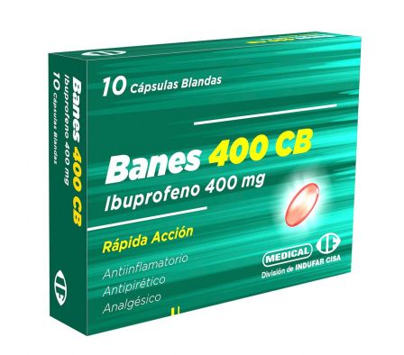 BANES 400 CB CJ X 10 CAPS. BLANDAS