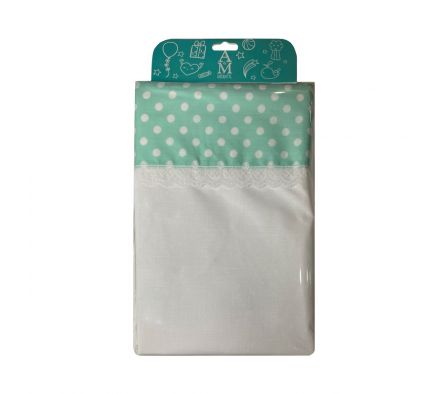 A & m sabana para bebe celeste