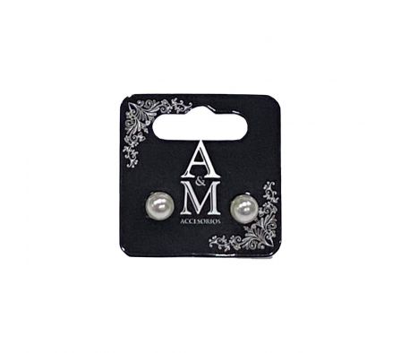 Bijouterie aros de perlas