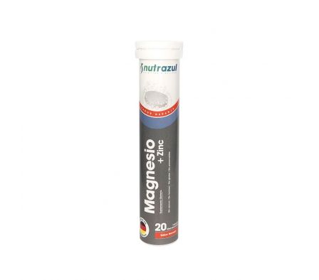 MAGNESIO + ZINC  NUTRAZUL EFERV. TUBO X 20 TABL.