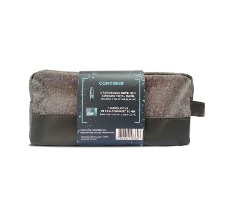 Dove deo men comfort x 2 + dove care jabon+neceser