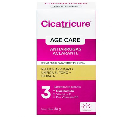 CICATRICURE AGE CARE ANTI ARRUGAS ACLARANTE 50 ML