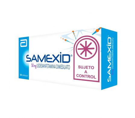 SAMEXID 50 MG. CJ X 30 CAPS.