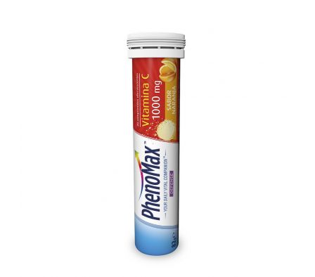 VITAMINA C 1000 PHENOMAX TUBO X 20 TABL. EFERV.