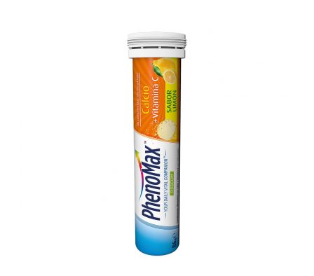 CALCIO + VITAMINA C  PHENOMAX TUBO X 20 TABL. EFERV.