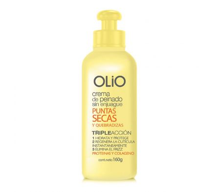 OLIO CREMA PARA PEINAR PUNTAS SECAS TRI ACCION 160GRS