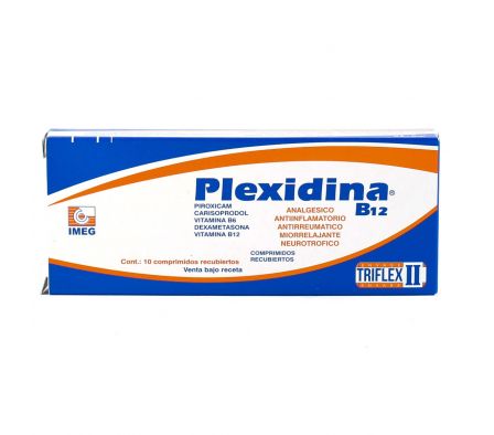 PLEXIDINA B12 CJ X 10 COMP.