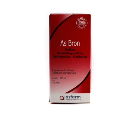 AS-BRON JARABE FRASCO X 120 ML.