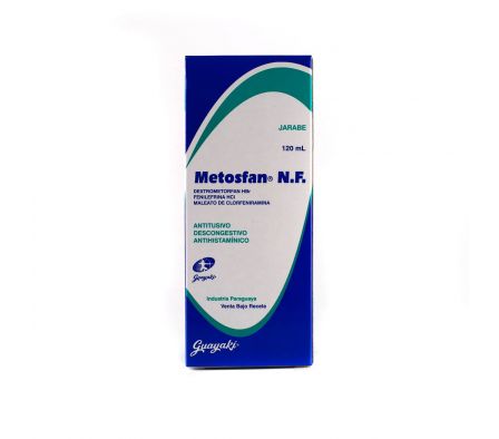 METOSFAN JARABE FRASCO X 120 ML.