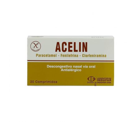 ACELIN CJ X 20 COMPRIMIDOS