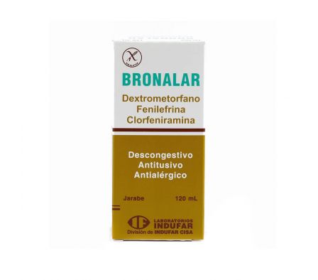 BRONALAR JARABE FRASCO X 120 ML.