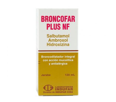 BRONCOFAR PLUS JARABE FRASCO X 120 ML.