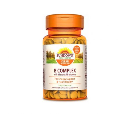 VIT. B COMPLEX 100 % SUNDOWN FR. X 100 TABL.