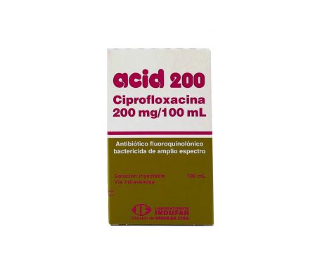 ACID 200 MG FCO.AMP. X 100 ML. CJ