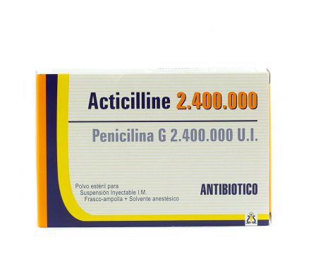 ACTICILLINE 2.400.000 CJ X 1 AMPOLLA