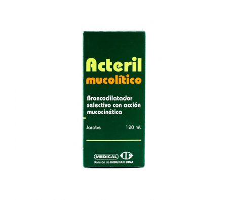 ACTERIL JARABE CJ X 120 ML.