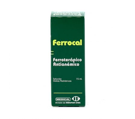 Ferrocal Solución Gotas Pediátricas - Frasco de 15 ml