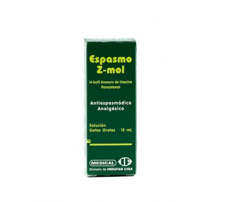 ESPASMO Z-MOL GOTAS CJ X 15 ML.