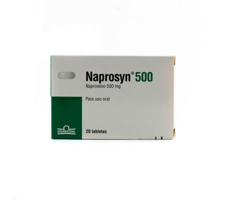 NAPROSYN 500 MG CJ X 20 COMPRIMIDOS