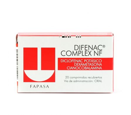 DIFENAC COMPLEX CJ X 20 COMPRIMIDOS