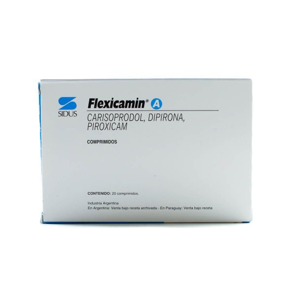 Carisoprodol meloxicam precio