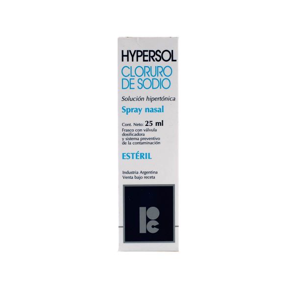Hypersol Cloruro De Sodio Spray Nasal Frasco De 25 Ml Hypersol Cloruro De Sodio Spray Nasal Frasco De 25 Ml