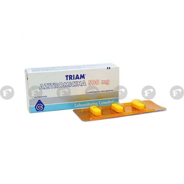 Triam ® Azitromicina 500 mg - Caja de 6 comprimidos recubiertos