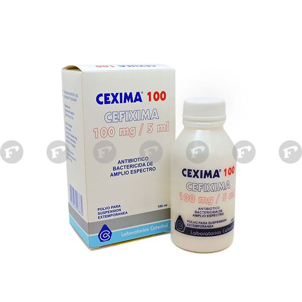 Cexima Cefixima 100 Mg 5 Ml Frasco Polvo Para Suspension Extemporanea De 100 Ml Cexima Cefixima 100 Mg 5 Ml Frasco Polvo Para Suspension Extemporanea De 100 Ml