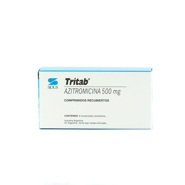 Tritab ® Azitromicina 500 mg - Caja de 6 comprimidos recubiertos