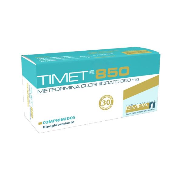 Precio de metformina clorhidrato 850 mg