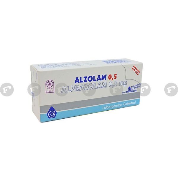 Alzolam Alprazolam 0,5 mg - Caja de 50 comprimidos