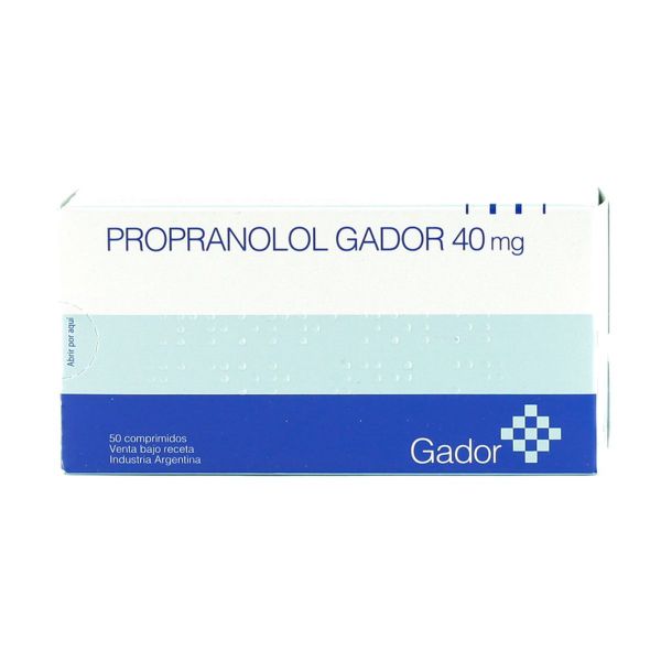 Propranolol 40 mg tabletas