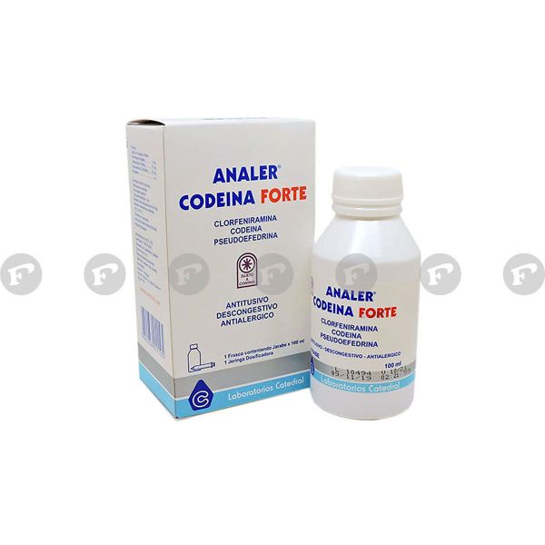 Analer Codeina Forte Clorfeniramina Codeina Pseudoefedrina Jarabe De 100 Ml