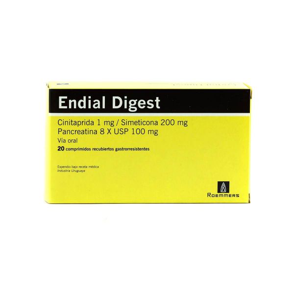 Endial Digest Caja De 20 Comprimidos Recubiertos Gastrorresistentes 8583