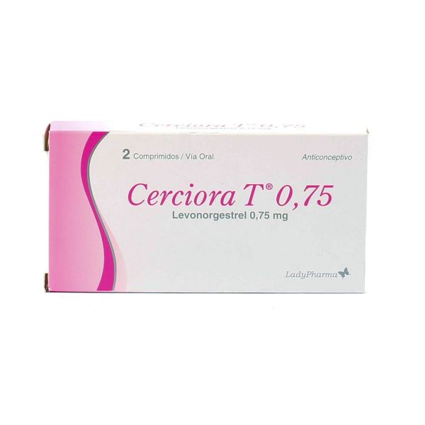 Enciclopedia Influyente peine Cerciora T Levonorgestrel 0,75 mg - Caja de 2 comprimidos