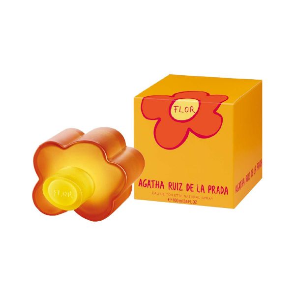 Agatha Ruiz De La Prada Flor Eau De Toilette Natural Spray - Frasco de 100  ml