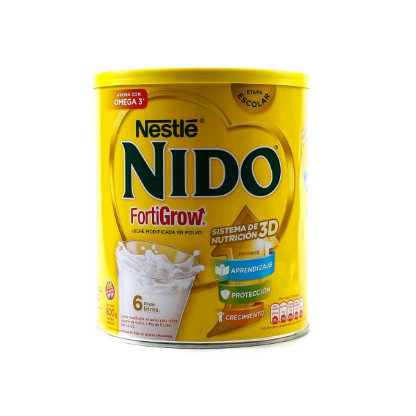 Nido Fortigrow Leche Modificada En Polvo Lata De 800 G Nido Fortigrow Leche Modificada En Polvo Lata De 800 G