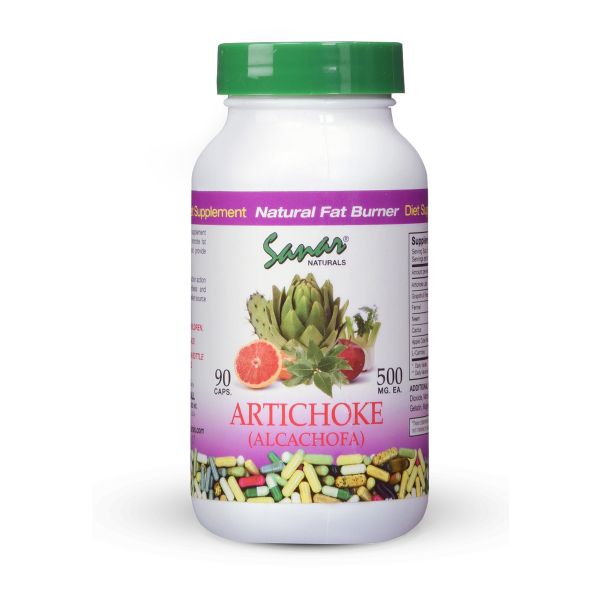 Sanar Naturals Artichoke Alcachofa 500 mg - de 90 cápsulas