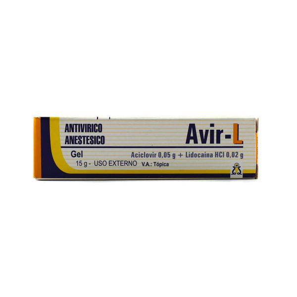 Avir L Aciclovir 0 05 G Lidocaina Hcl 0 02 G Gel Pomo De 15 G avir-l-aciclovir-0-05-g-lidocaina-hcl-0-02-g-gel-pomo-de-15-g