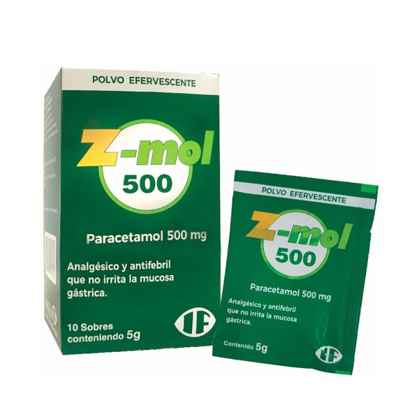 Z MOL 500 MG POLVO EFERVESCENTE CAJA DE 10 SOBRES z-mol-500-mg-polvo-efervescente-caja-de-10-sobres