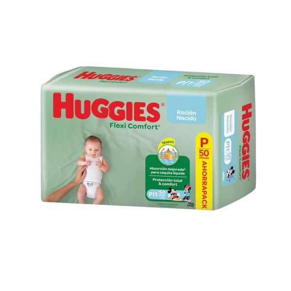 Huggies Flexi Comfort Panales Desechables Ahorra Pack Recien Nacido P 1 Paquete De 50 Unidades Huggies Flexi Comfort Panales Desechables Ahorra Pack Recien Nacido P 1 Paquete De 50 Unidades